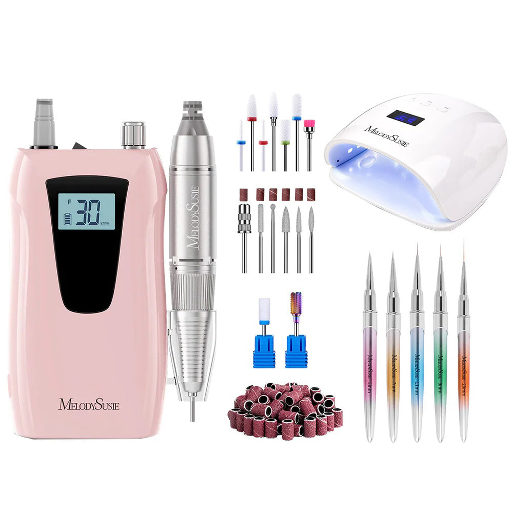 Selene(SC320D) Rechargeable Nail Drill 30,000 RPM Student Kit