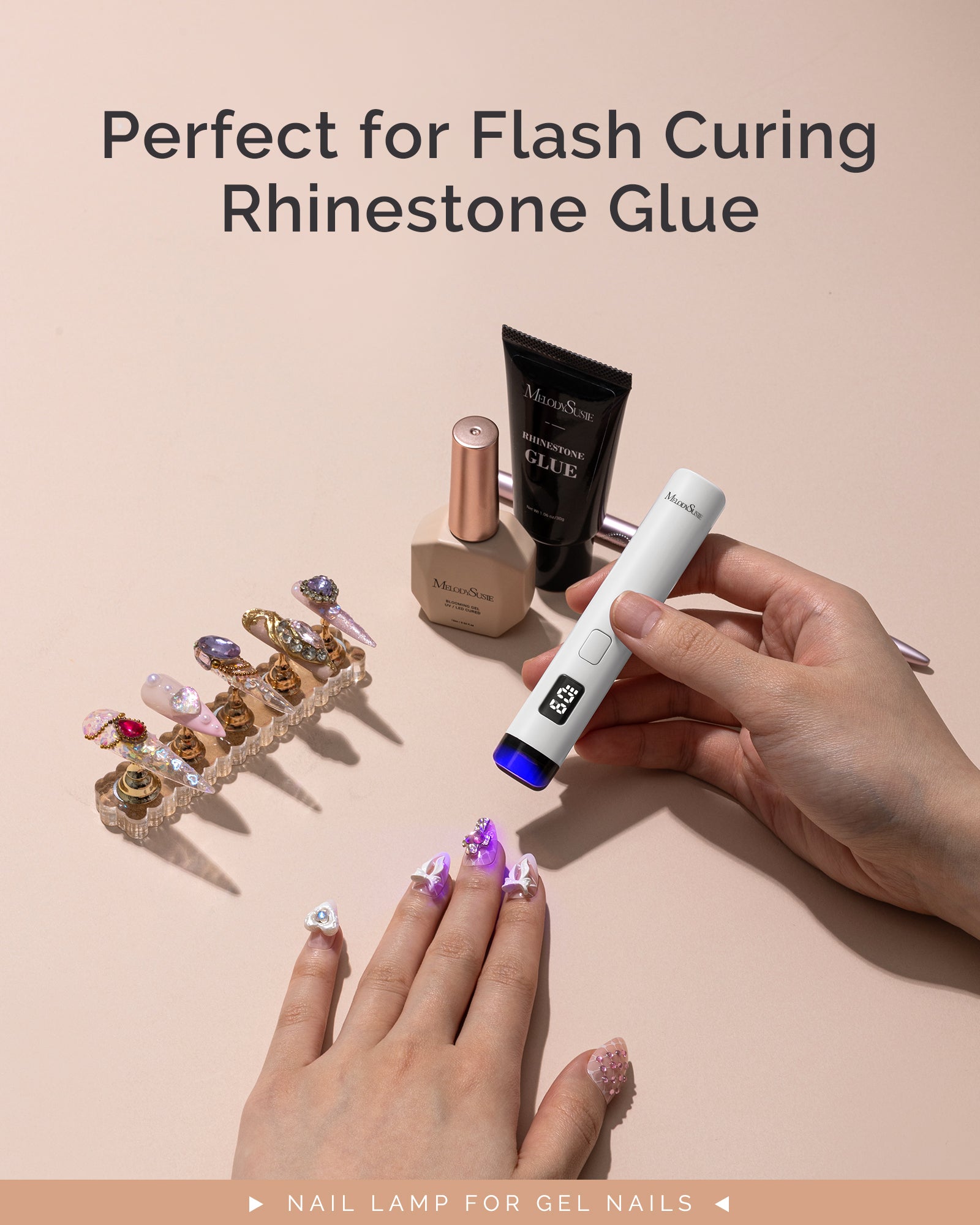 P-Art01R Rechargeable Mini LED/UV Nail Art Lamp
