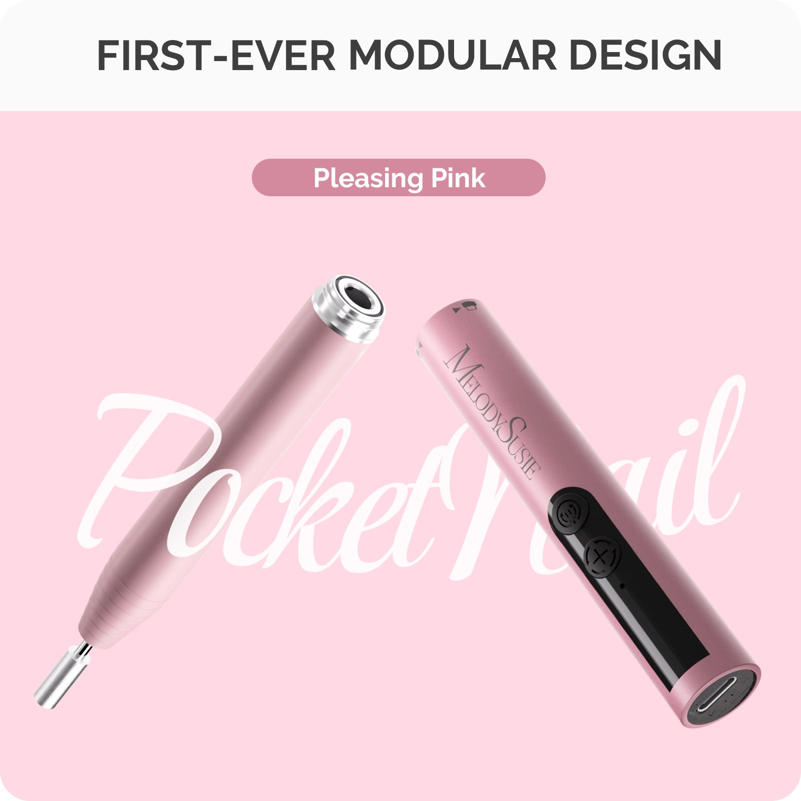 PocketNail PC100GR/PC100G Pen-Shaped Portable Nail Drill 20,000RPM