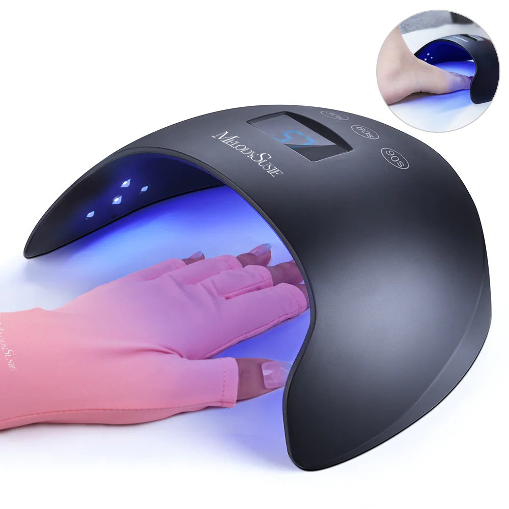 Nail Dryer, 48W UV LED Nail Lamp, with Automatic Sensor, Portable UV Light  for Gel Nail Polish, Quick-drying, 3 Timer Setting