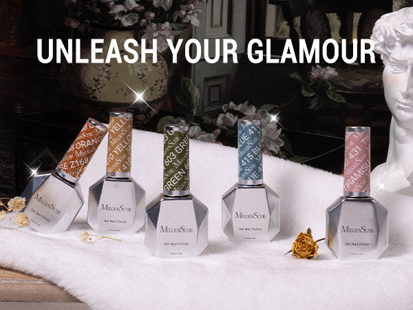 Z040 Violet Glitter - TPO-Free Thick Gel Nail Polish(15ml)