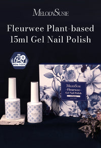 Fleurwee Plant-based Gel Nail Polish Set (0.5 fl oz/15ml) - Fresh Color