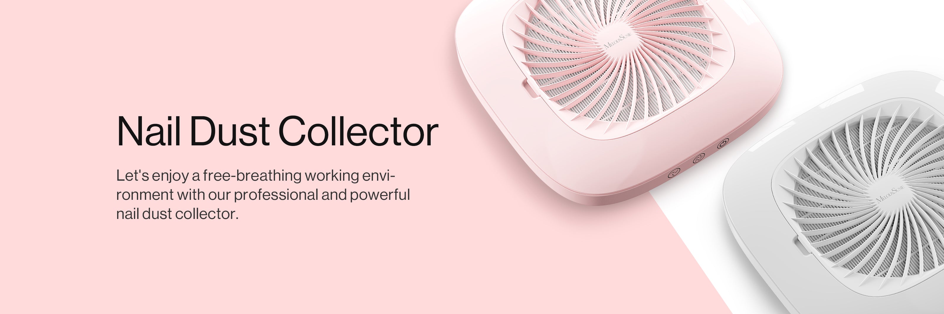 Enjoy Free-breathing Manicure Work - Nail Dust Collector