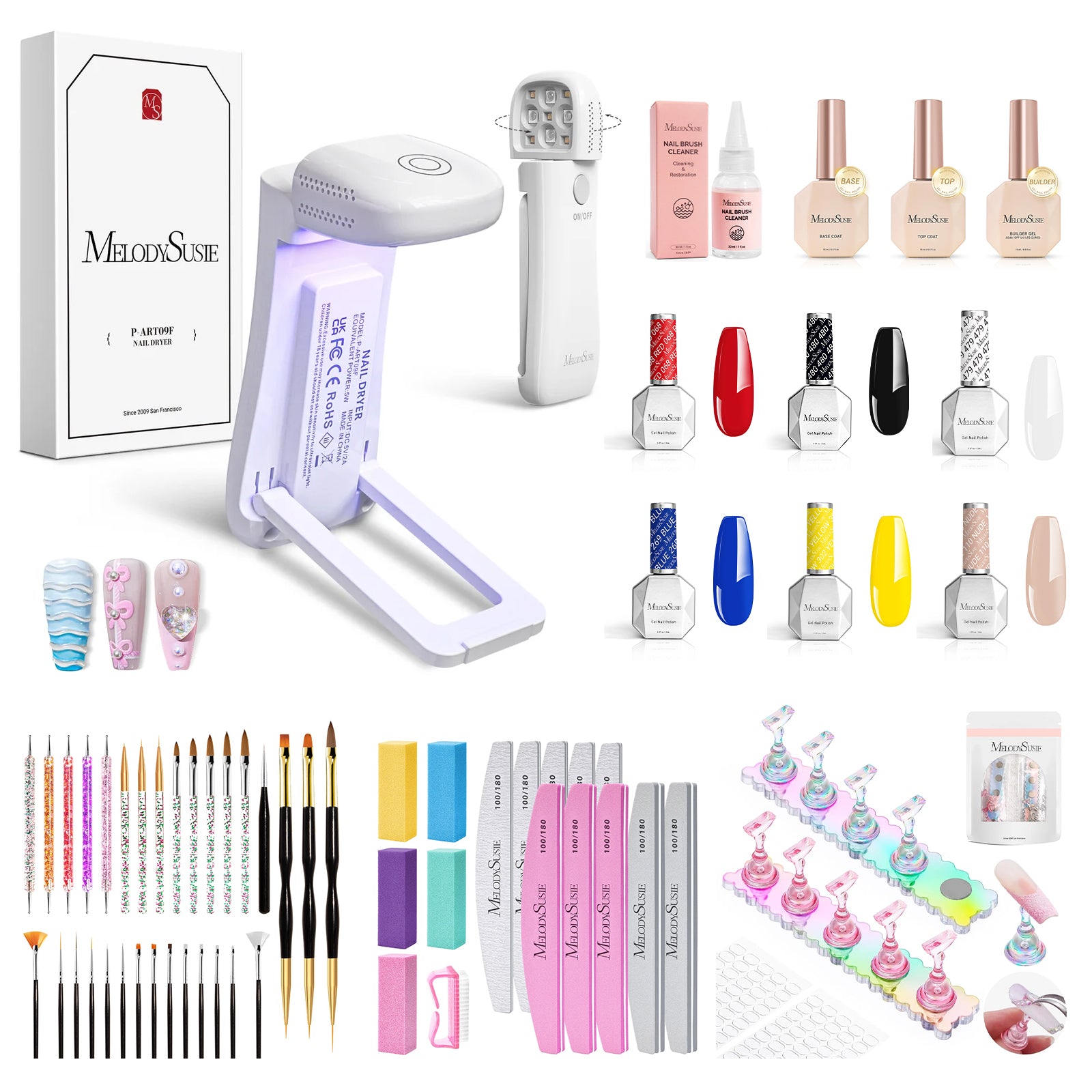 Student Nail Art Painting Practice Kit