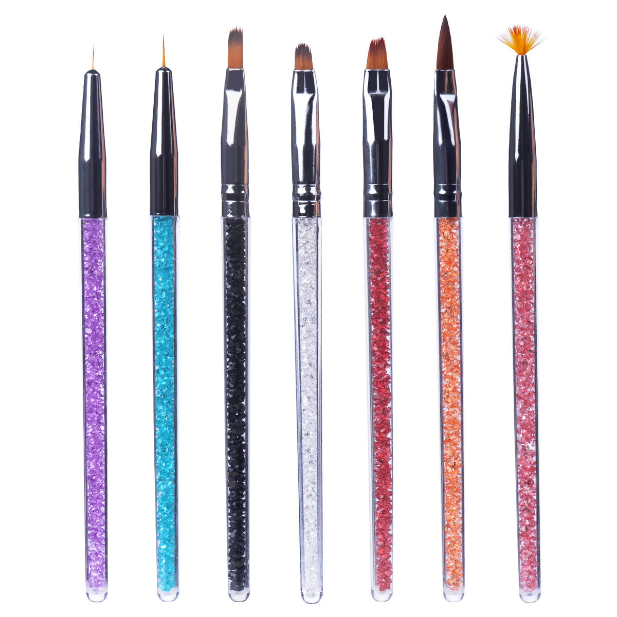 3Pcs Acrylic Nail Art Liner Brush Set French Ultra-thin Line Drawing Pen UV  Gel Nail