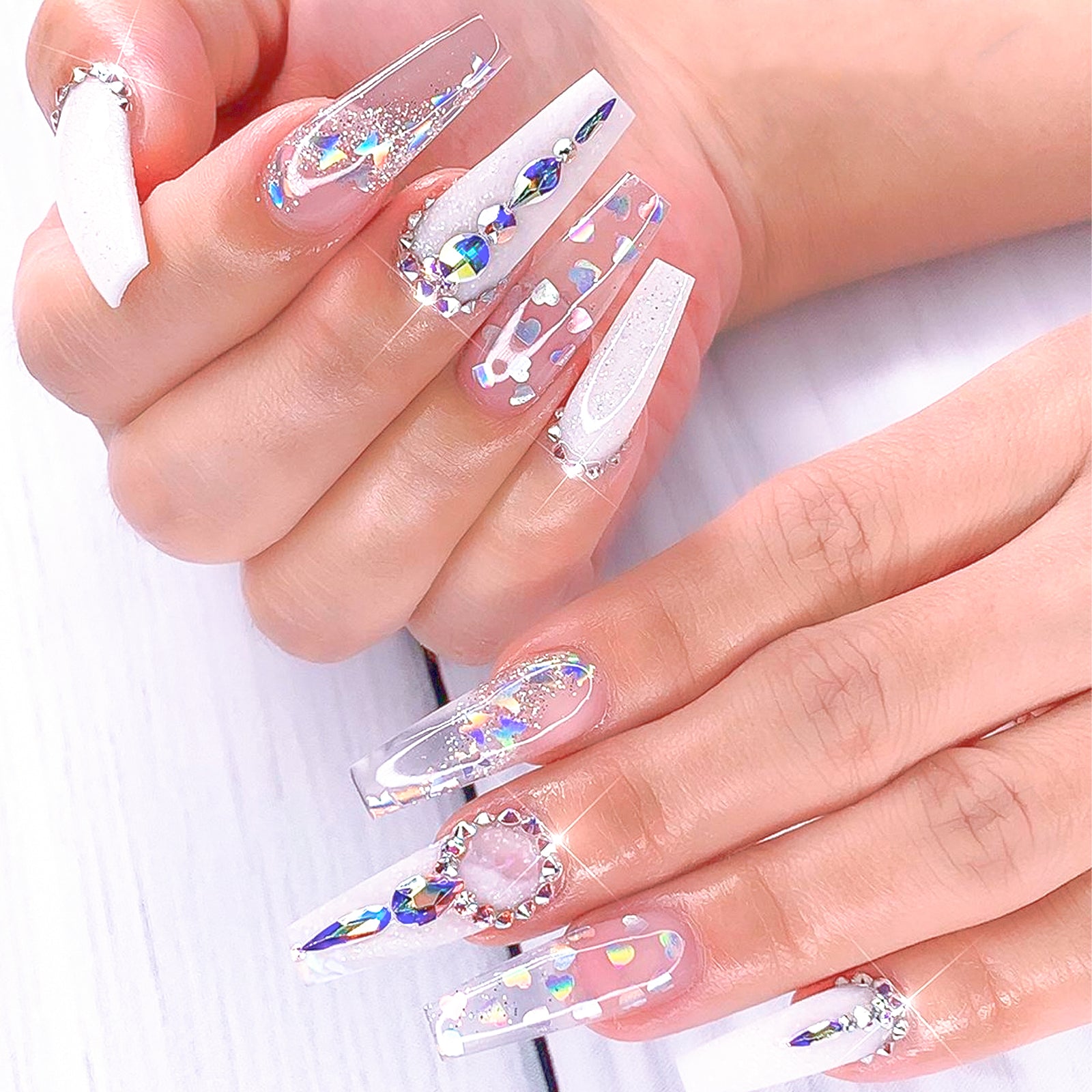 Hot-Sale Multi-Shape Nail Rhinestones Set