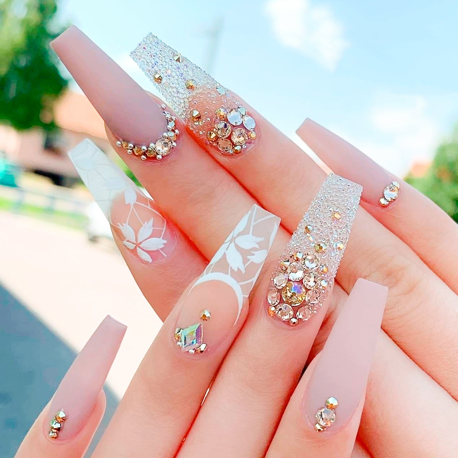 Hot-Sale Multi-Shape Nail Rhinestones Set