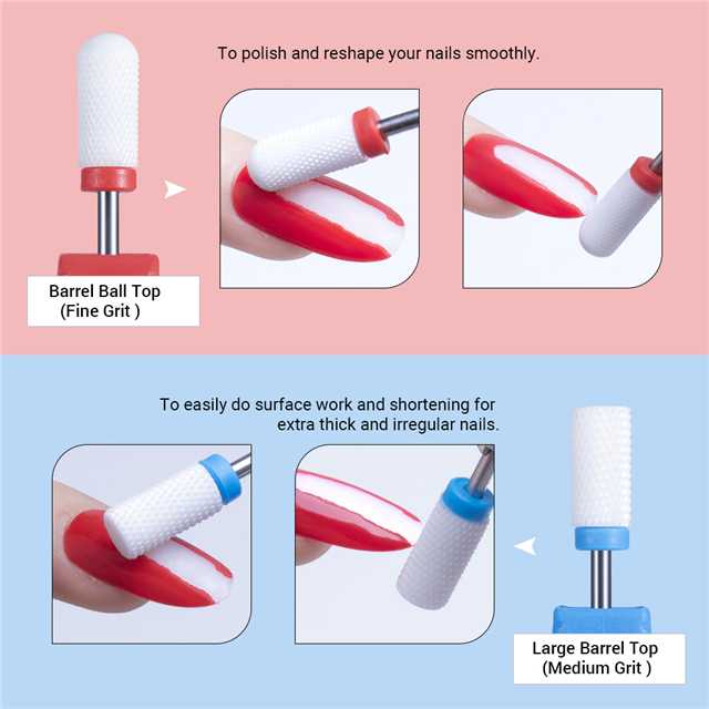 Ceramic Nail Drill Bits Set