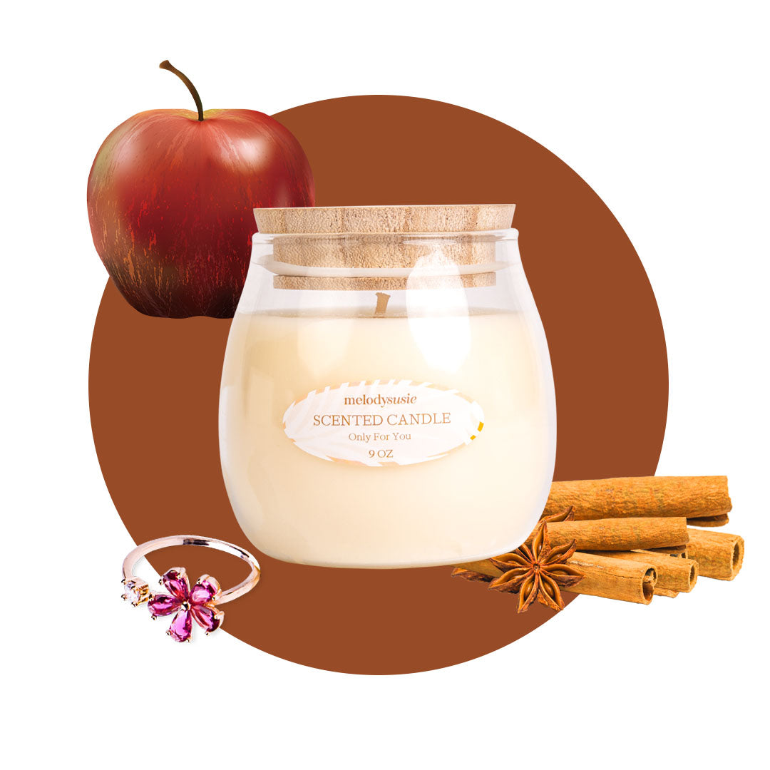 Large Jar Fortune Gift Scented Candles (9 oz)