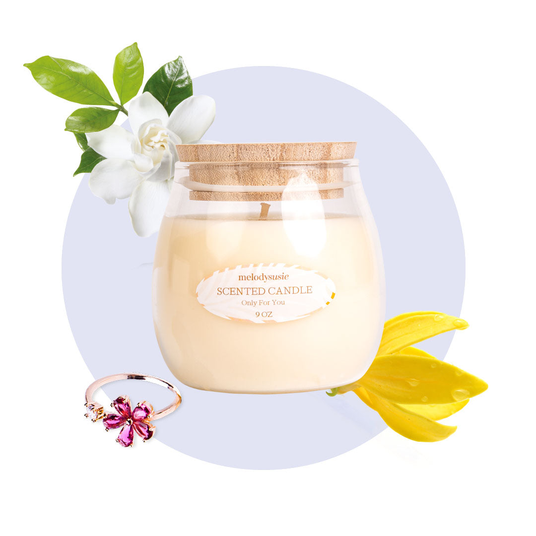 Large Jar Fortune Gift Scented Candles (9 oz)