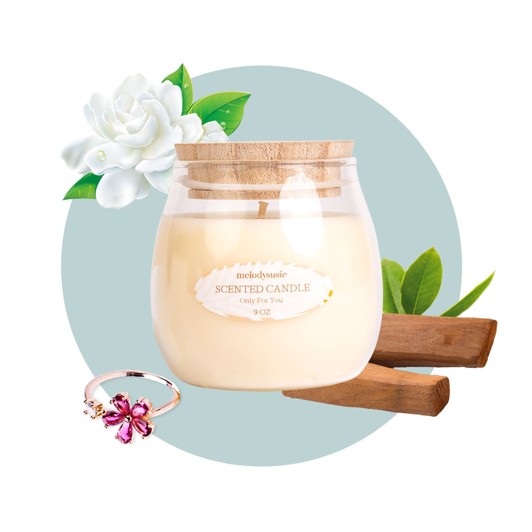 Large Jar Fortune Gift Scented Candles (9 oz)