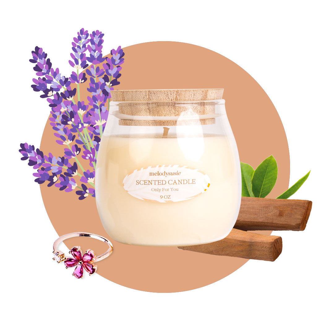 Large Jar Fortune Gift Scented Candles (9 oz)