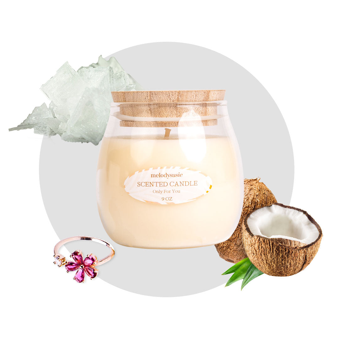 Large Jar Fortune Gift Scented Candles (9 oz)