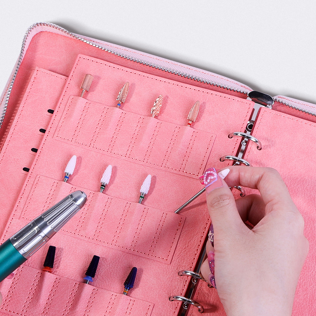 Nail Drill Bits Organizer Storage Bag