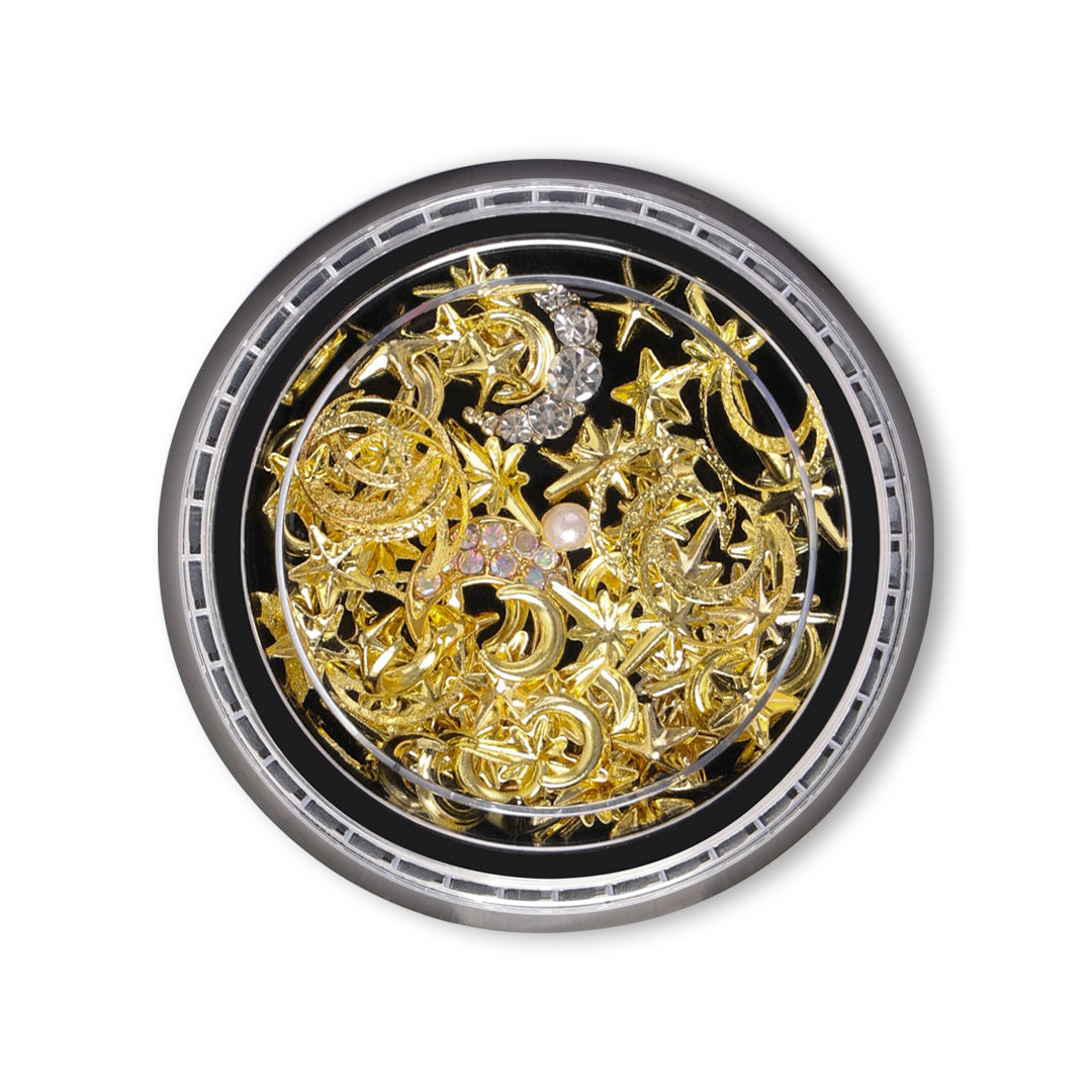 Starry Night Nail Charms & Rhinestones