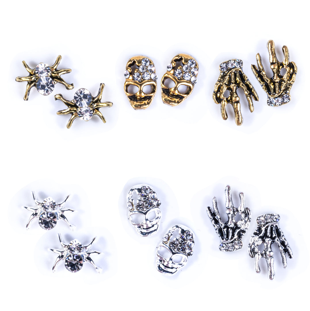 3D Halloween Nail Art Charms