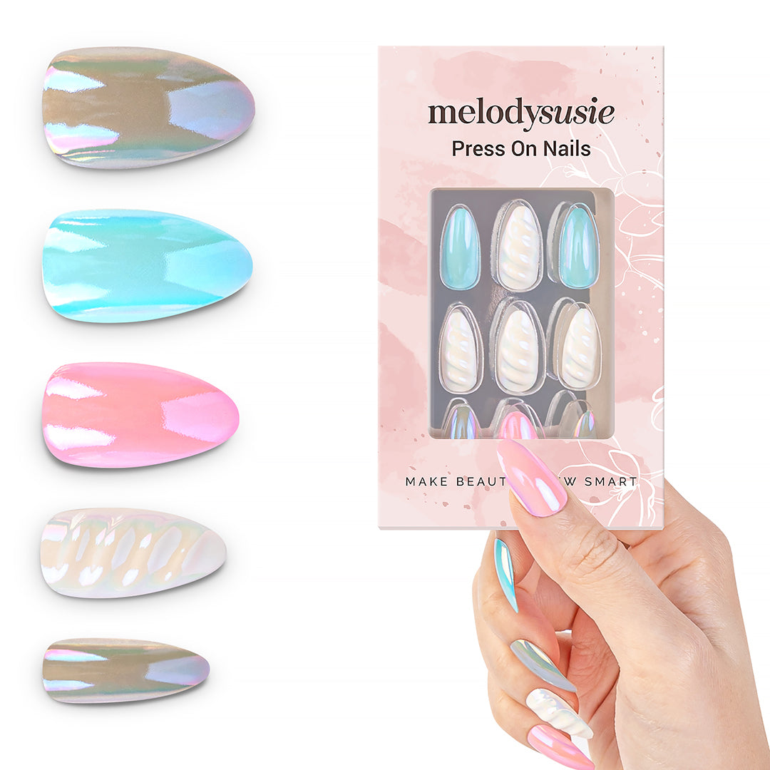 Clear Sky Acrylic Press On Nails Kits