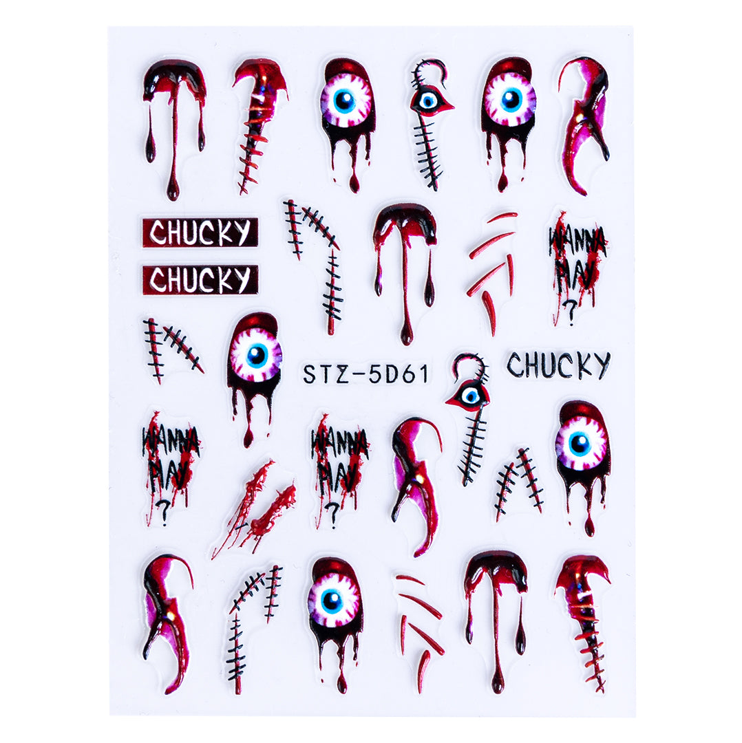 3D Halloween Nail Art Charms