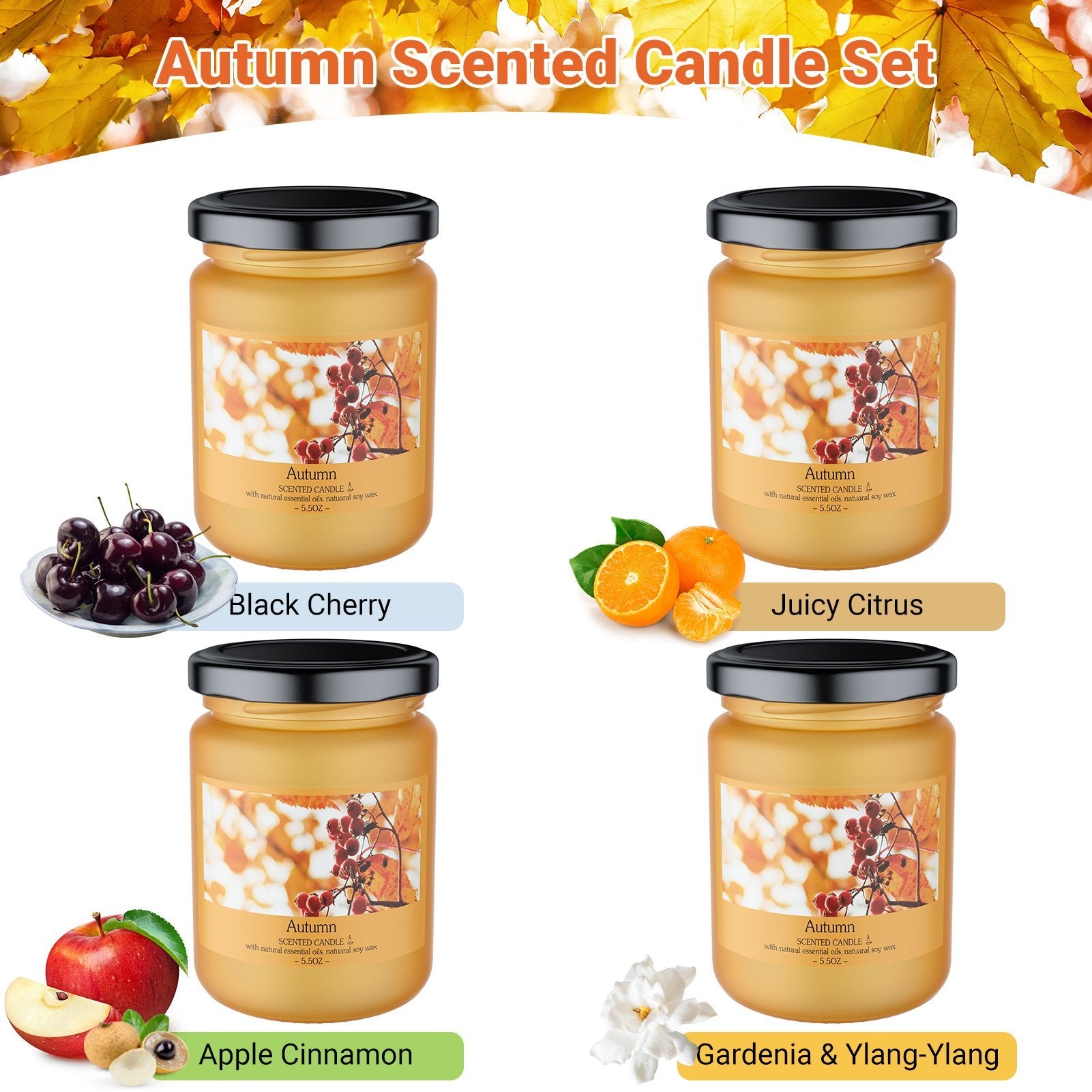 Holiday Scented Candle Gift Set