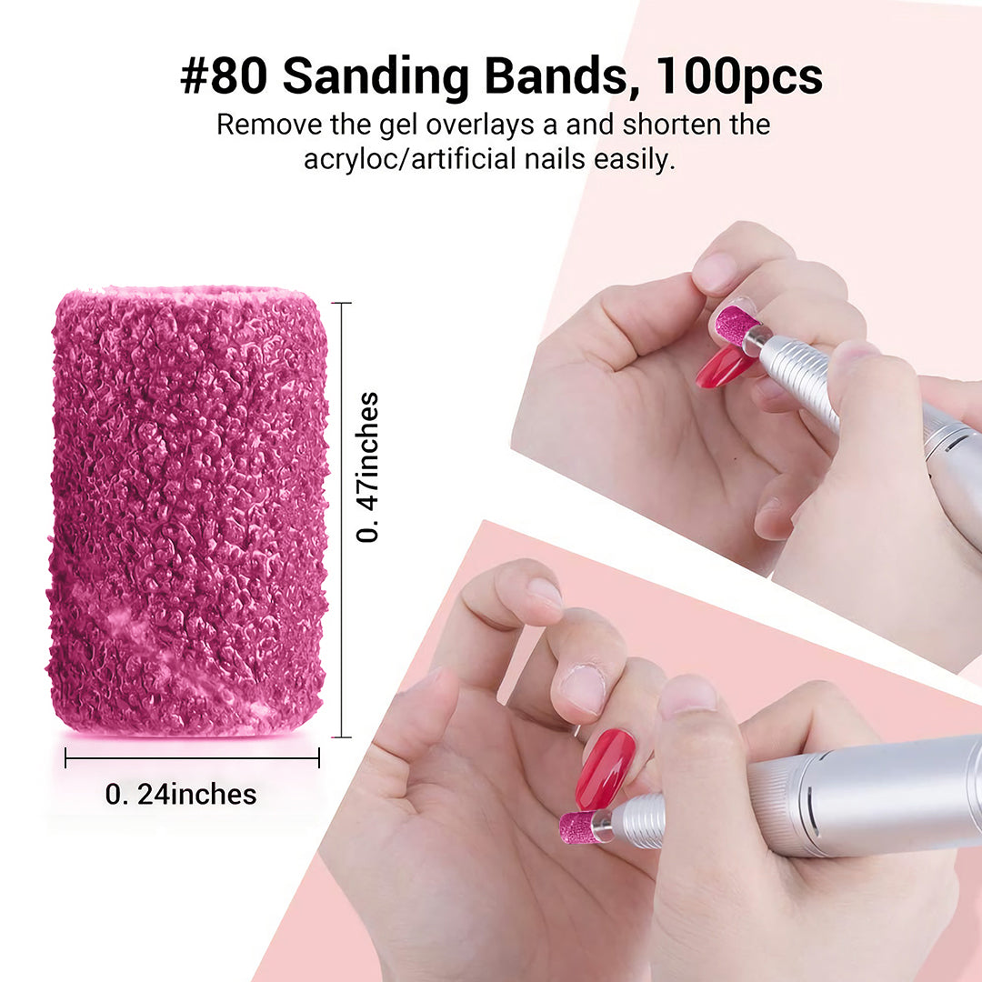 Colorful 300pcs Professional Sanding Bands