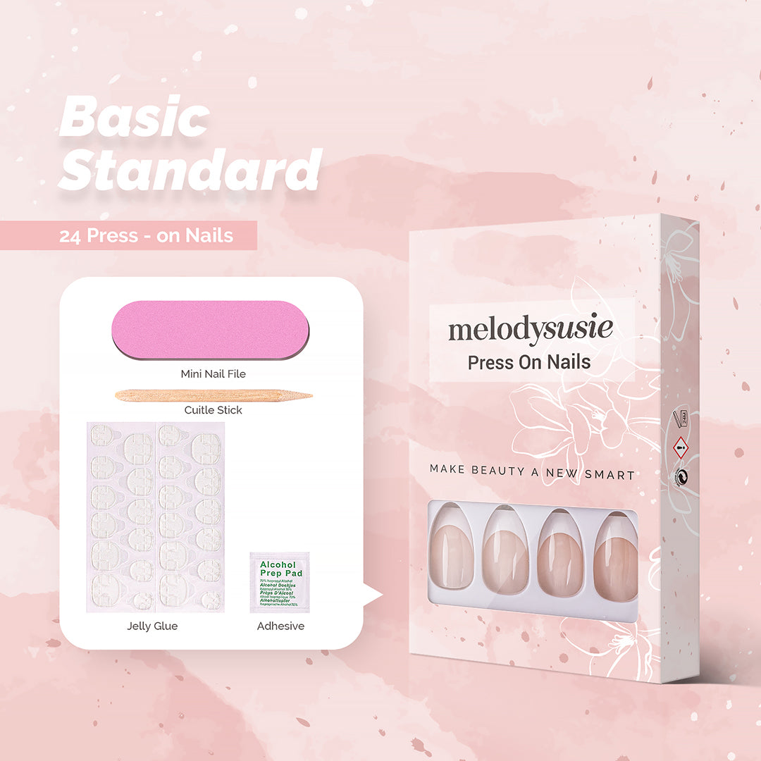 Pearl Sugar Acrylic Press On Nails Kits