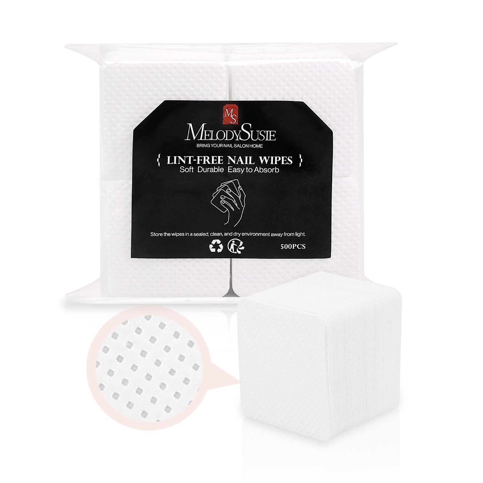 500 Pcs Lint Free Nail Wipes