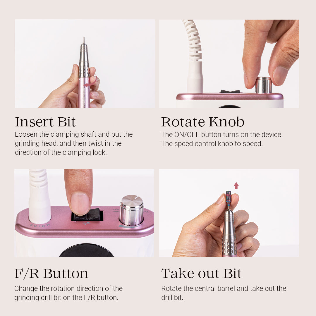 MR5-Rechargeable Nail Drill 35,000 RPM