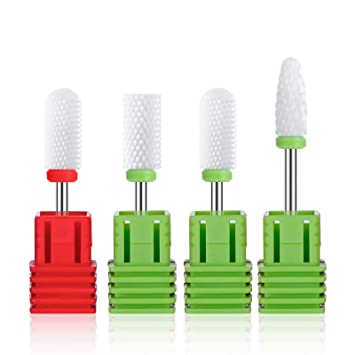 Professional Ceramic Nail Drill Bits Set