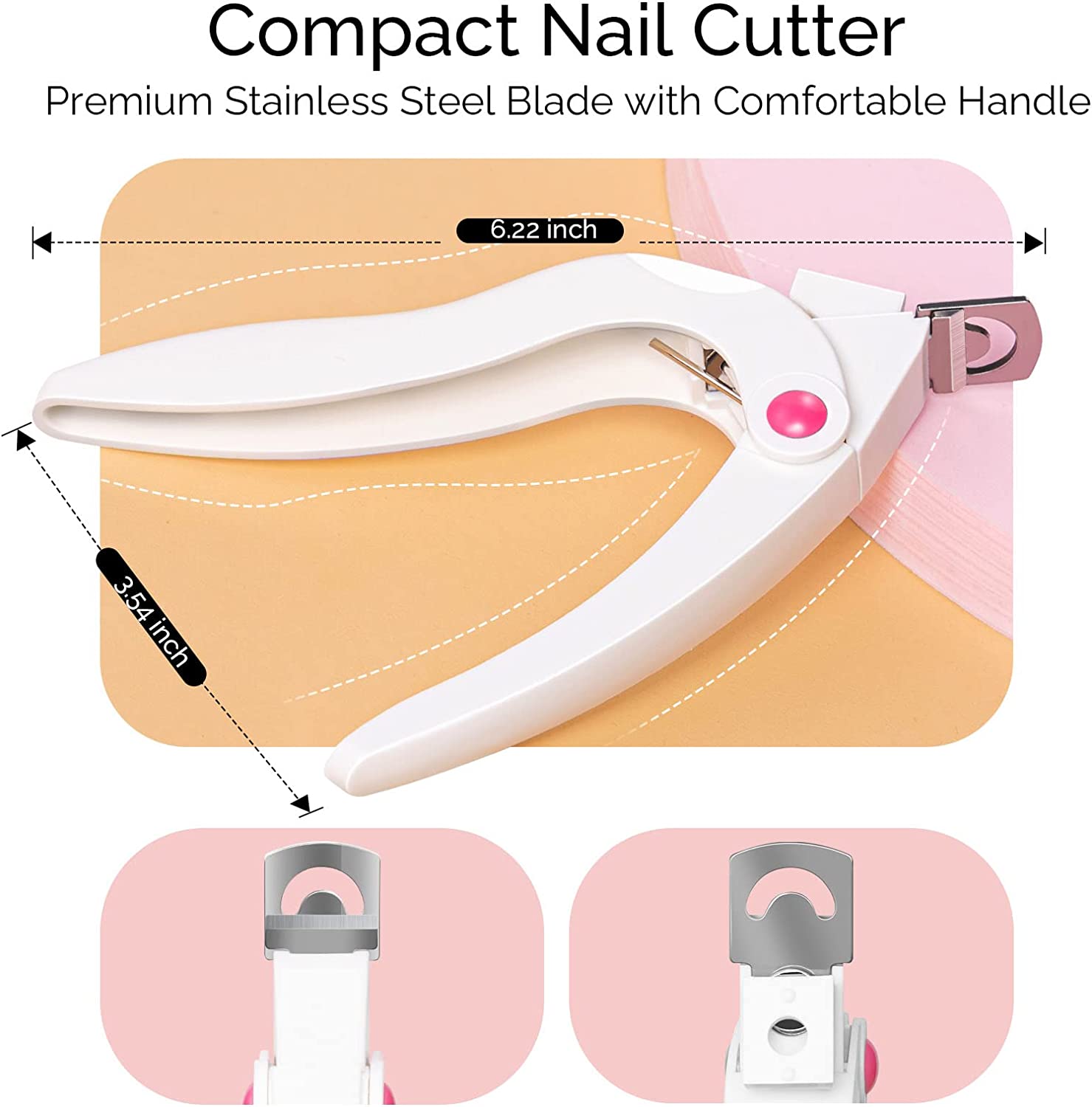 Acrylic Tip Nail Cutter B/G - INSTUMAX®