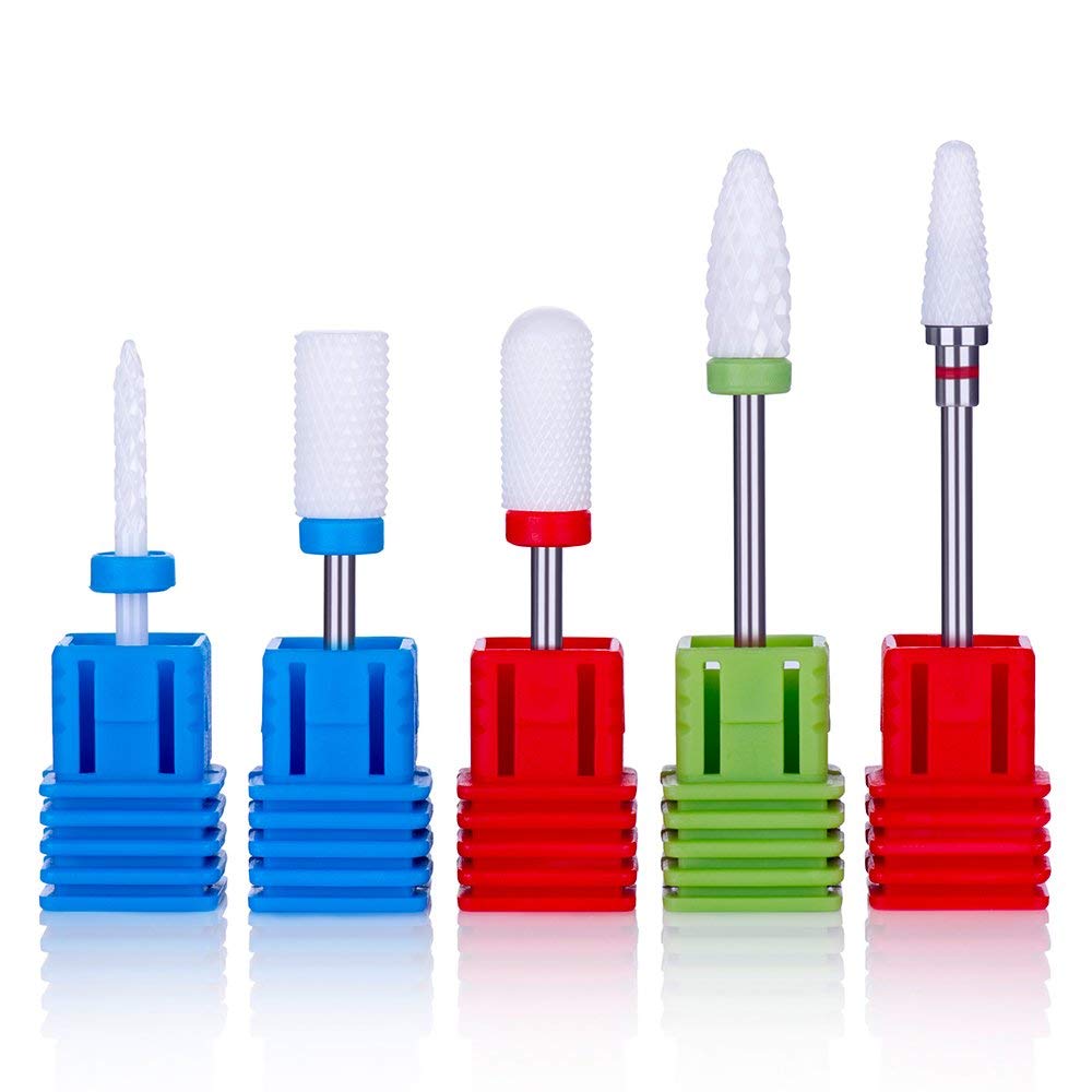 Professional Ceramic Nail Drill Bits Set