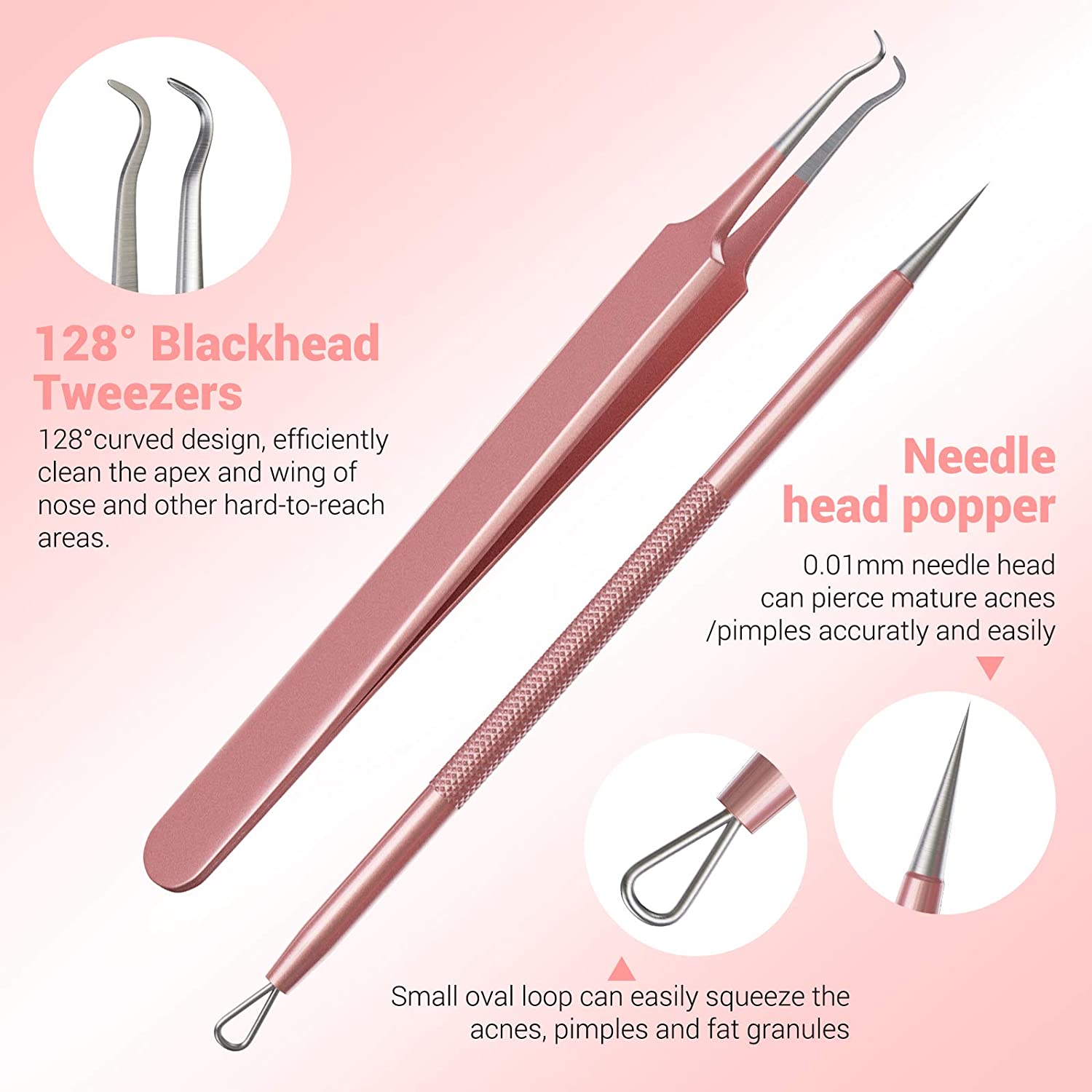 Blackhead Removal/Pimple Popper Tool Kit