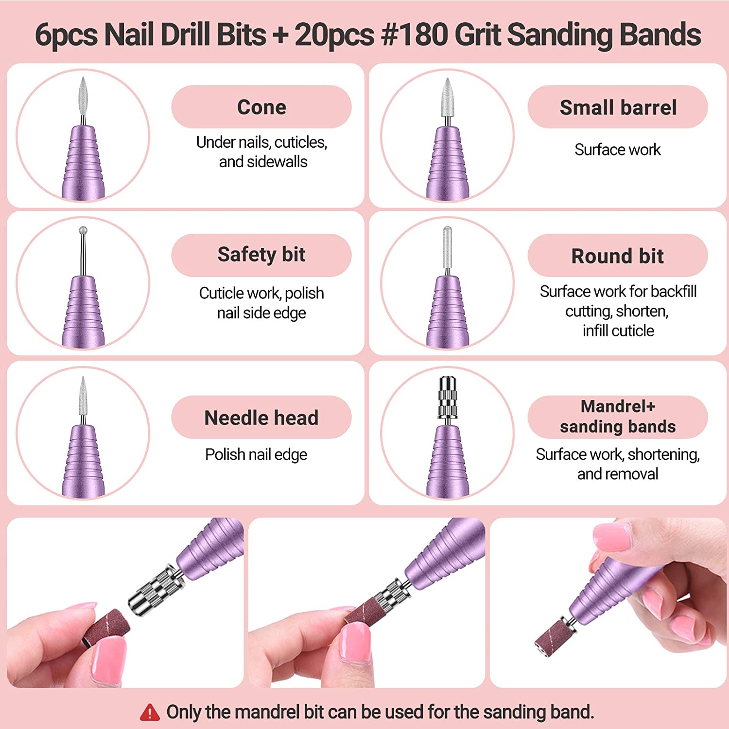 P1-Nail Kit with Portable Electric Nail Drill