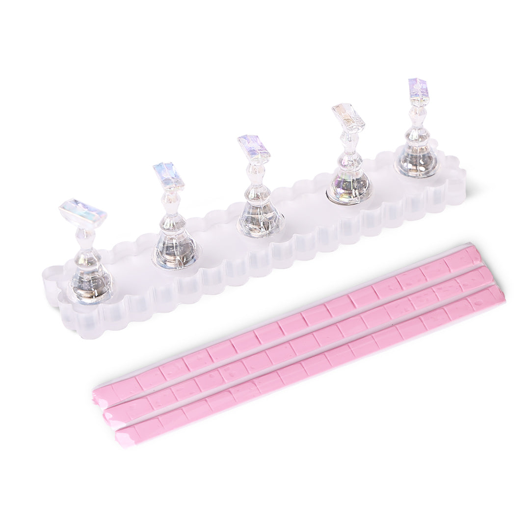 Acrylic Nail Stand with Putty