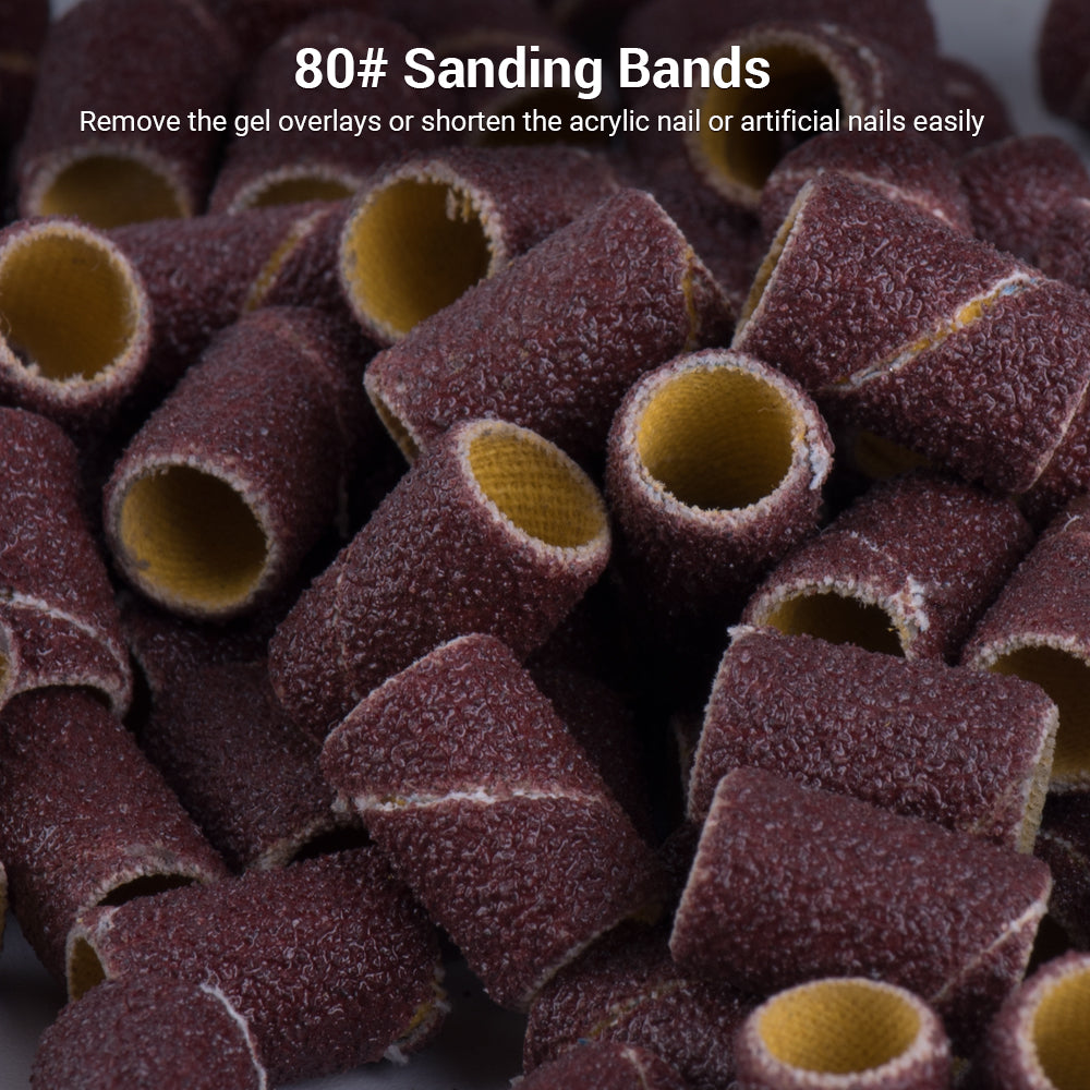 Sanding Bands Set Nail Drill Nail Sanding Fine Grit Sand - Temu