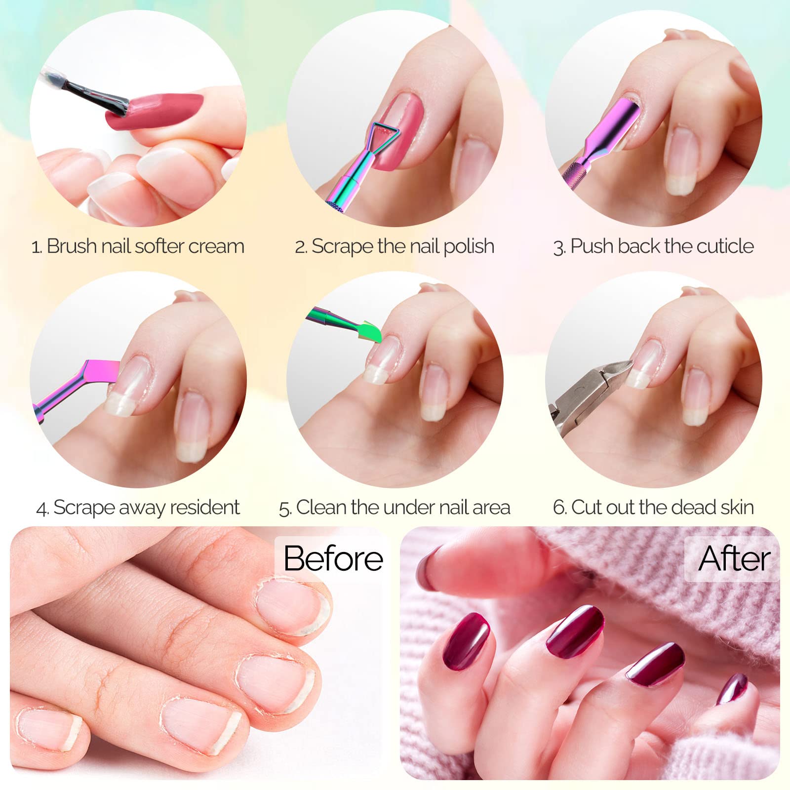 Lick Nail Matte Purple Reusable Artificial Nails Set | Sugatra