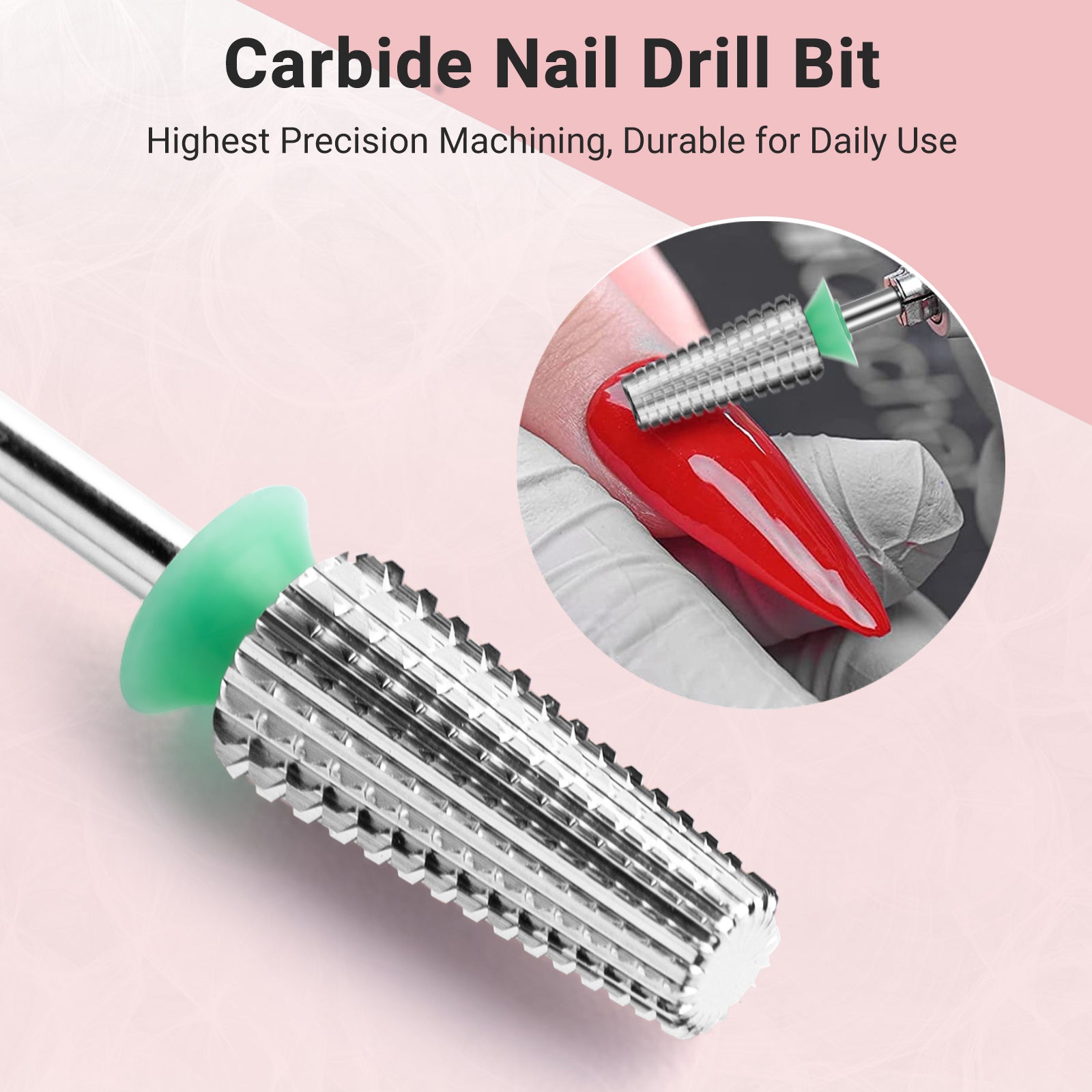 Tungsten Carbide Professional 5 in 1 Nail Drill Bit Coarse (1 pcs)