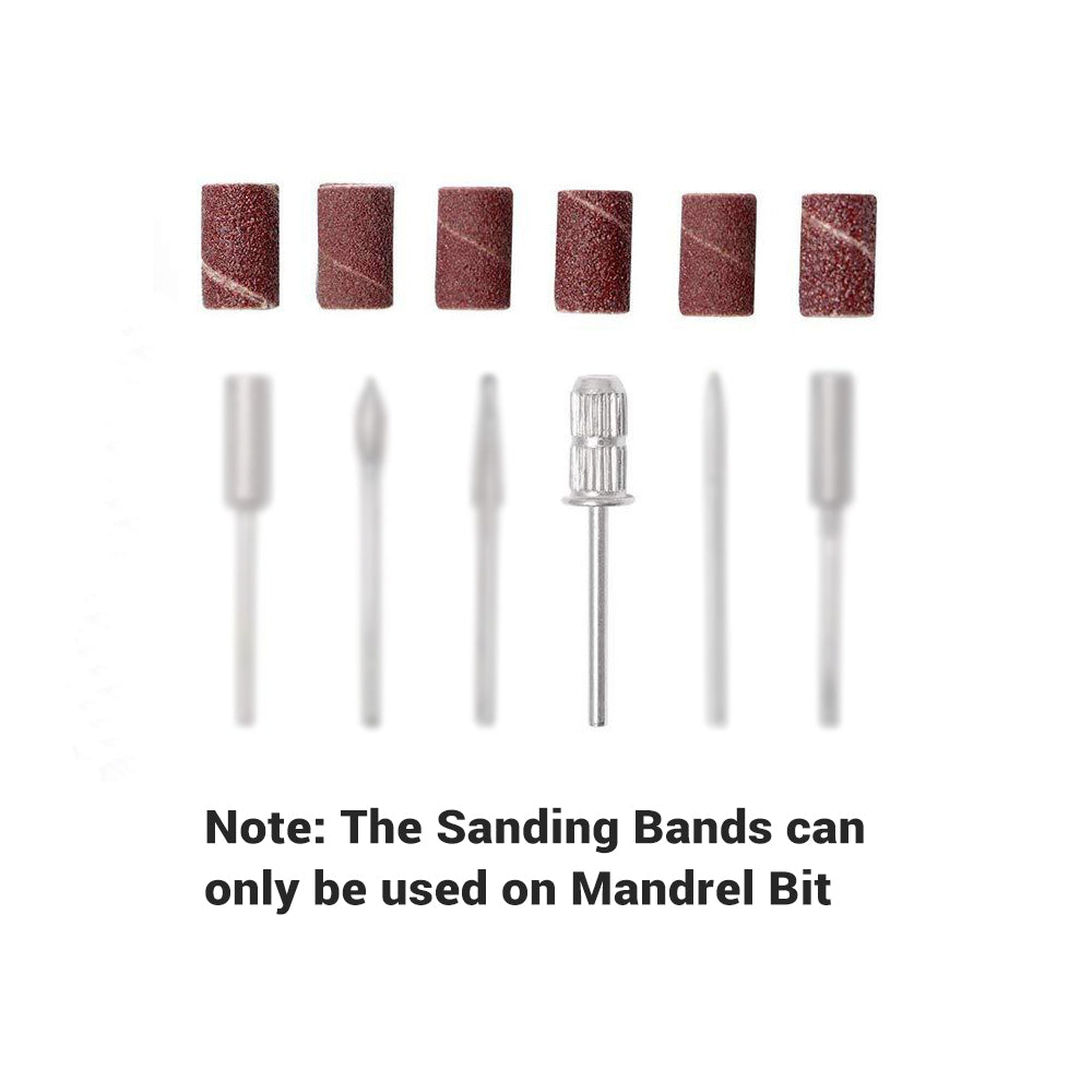 300pcs Professional Sanding Bands with Mandrel