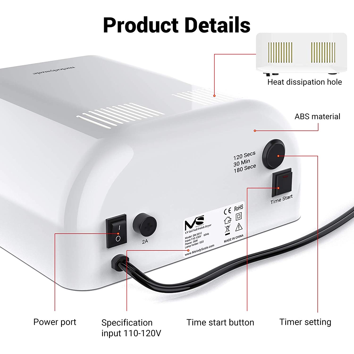 SOL 1 (S-Pro04) UV Nail Lamp