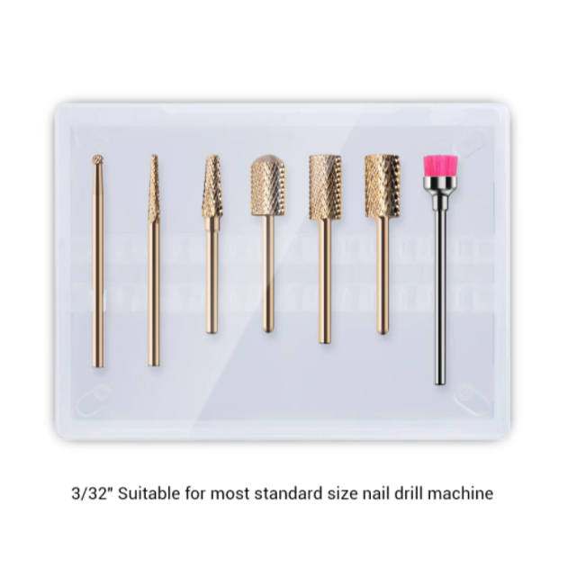 Sanitizer Box Gold Carbide Bits Set