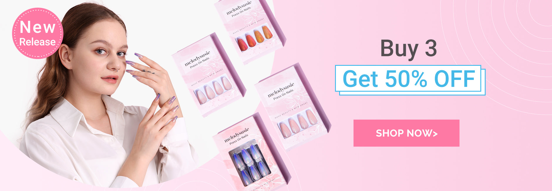 Buy 3 get 50% Off