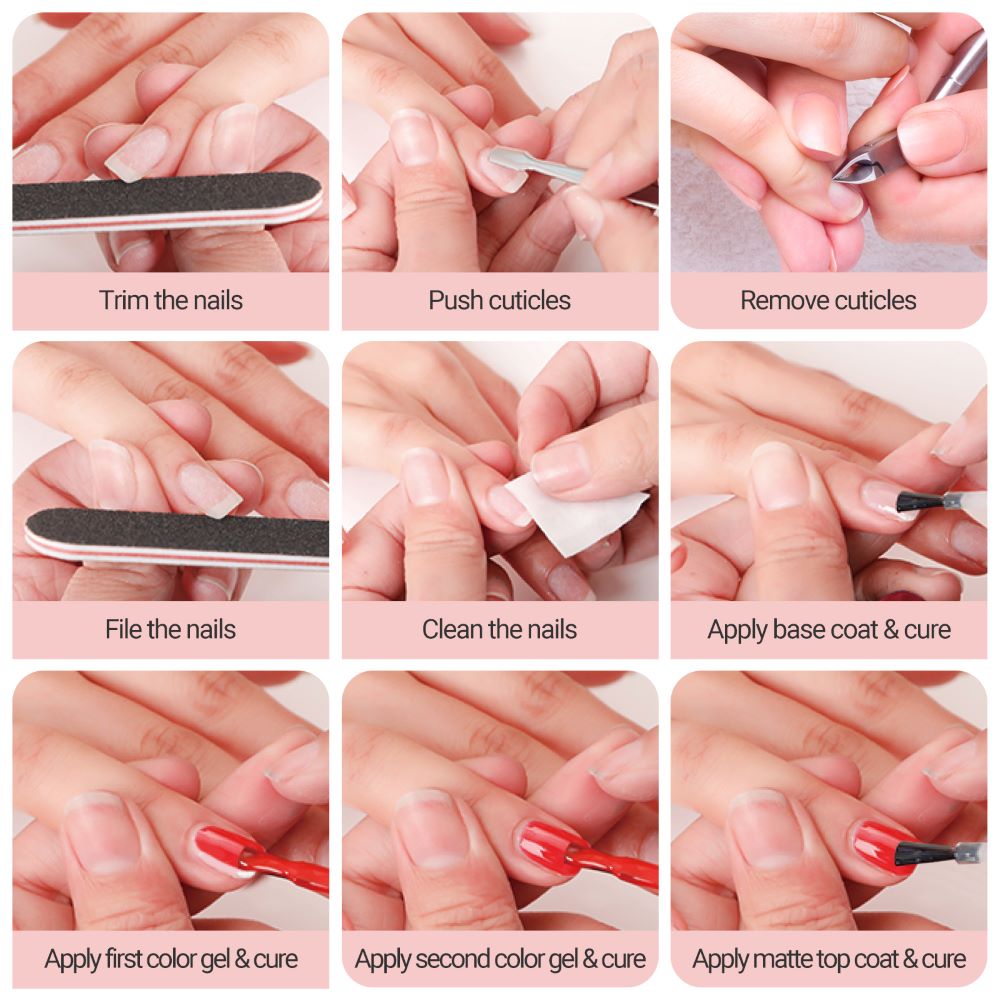 nail gel polish how to apply